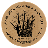 Turistická známka č. 136 - Mary Rose Museum & Ship Hall
