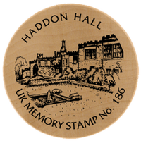 Turistická známka č. 186 - Haddon Hall
