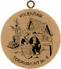 Turistická známka č. 9 - Volendam