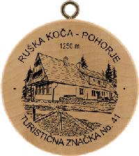 Turistická známka č. 41 - Ruška koča - Pohorje