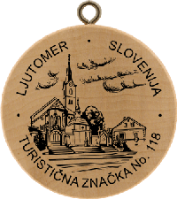 Turistická známka č. 118 - Ljutomer Slovenija