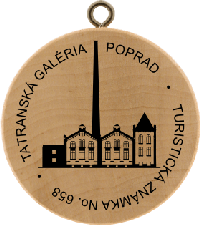 Turistická známka č. 658 - Tatranská galéria Poprad