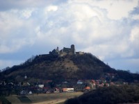 Zřícenina hradu Branč poblíž Myjavy na Slovensku.