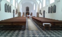 Mohelnice -Filiální kostel Svatého Stanislava v Mohelnici i zevnitř