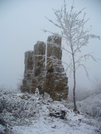 ruiny v zimě