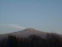 Vlčí hora pod sněhem