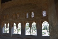 Alcazaba vzdušná stěna sálu