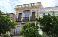 Jerez - typické balkony a azulejos