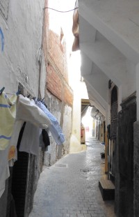 ulička v Tangeru