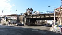 Negrelliho viadukt - přemostění Křižíkovy ulice