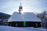 Dřevěný kostelík v Klepáčově