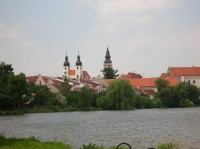 Pohled na město Telč