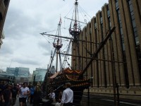 Golden Hinde ze strany