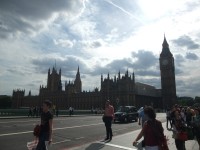 Houses of Parliament z Westminster Bridge
