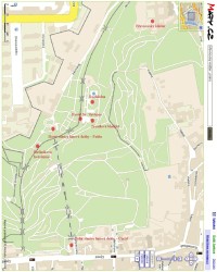 Mapa Petřína