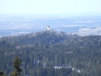 Výhled na hrad Flossenburg