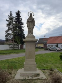 Lesonice - socha sv. Jana Nepomuckého