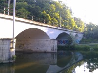 Most koridoru v Obřanech