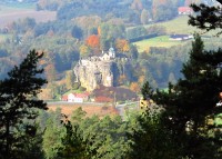 17 Skalní hrad z Hraběnčiny vyhlídky