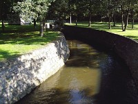 Park pod přehradou v Jablonci nad Nisou