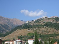Teggiano - městečko na okraji národního parku