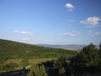 Výhledy z Čachtického hradního vrchu