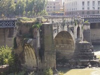 Trosky Ponte Rotto v Římě