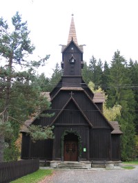 norský kostel svatého Bedřicha na Bílé