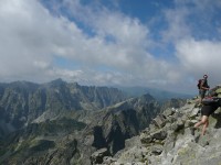 Kriváň a Hlinská stěna, Koprovské sedlo a štít