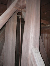 interiér zvonice v Bahně II