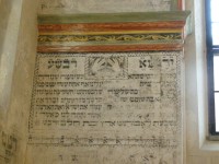 Verše z bible v Zadní synagoze