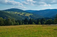 Pohled od Paští na údolí Křemelné