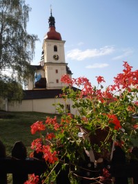 Barokní kostel Panny Marie v Dobré Vodě u Horní Stropnice na Novohradsku