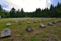 Slovinsko - Julské Alpy: Bovec (hřbitov rakousko-uherských vojáků)
