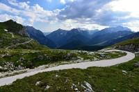 Slovinsko - Julské Alpy: Mangartská cesta pod Kočou na Mangartu