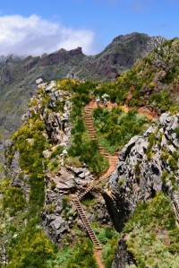 Madeira: část nové stezky na Pico Ruivo