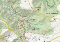 Madeira: Rabaçal - mapa Kompass