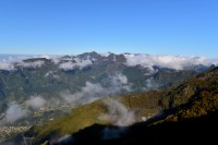 Madeira: Pico Ruivo do Paúl - výhled na nejvyšší vrcholy Madeiry