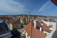 Maďarsko: Sopron - pohled z Požární věže