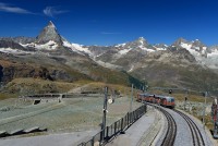 Švýcarsko - Walliské Alpy: Gornergrat a vyhlídka na Matterhorn