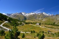 Švýcarsko - Walliské Alpy: údolí potoka Findelbach