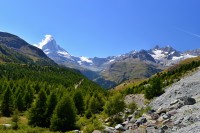 Švýcarsko - Walliské Alpy: cestou k jezeru Grindjisee