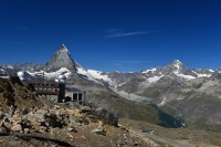 Švýcarsko - Walliské Alpy: Gornergrat - vyhlídka na Matterhorn
