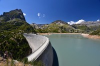 Švýcarsko: přehrada Emosson