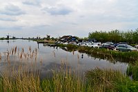 Nizozemsko: Kinderdijk - parkoviště u vstupu