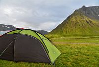 Island: Západní fjordy - kemp Bolungarvík