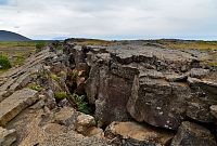 Island: zlom litosférických desek u jezera Mývatn