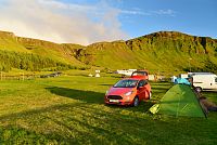 Island: kemp Olafsvík na poloostrově Snaefellsnes