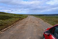 Island: silnice F862 k Asbyrgi