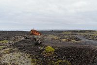 Island: poloostrov Reykjanes - Grindavík, pohřebiště lodí